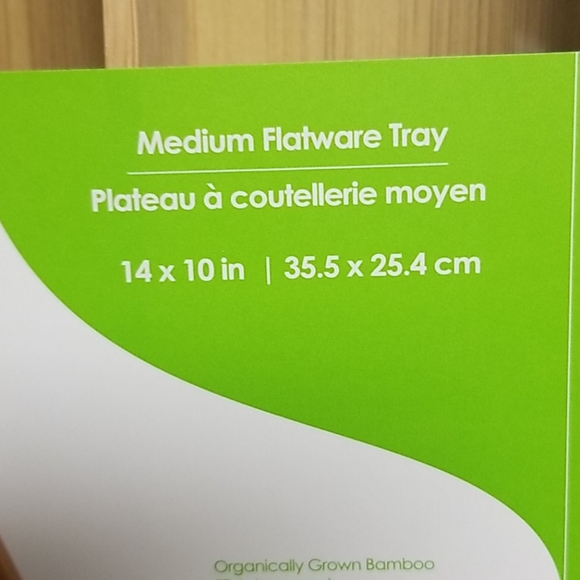 Bamboo Flatware Tray - Picture 3 of 5